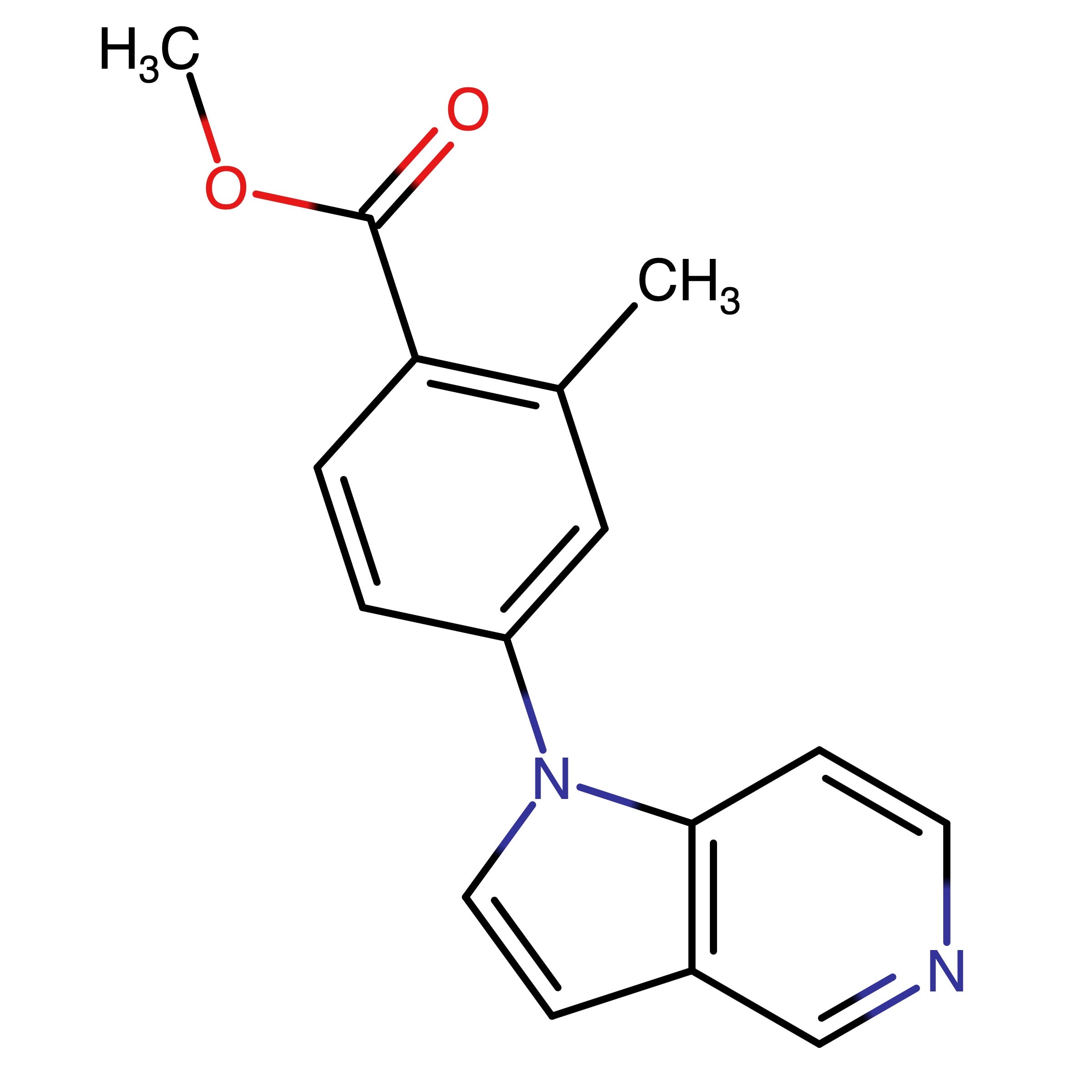 CAS RN 2648855-55-2 | Name: Methyl 2-methyl-4-pyrrolo[3,2-c]pyridin-1-ylbenzoate