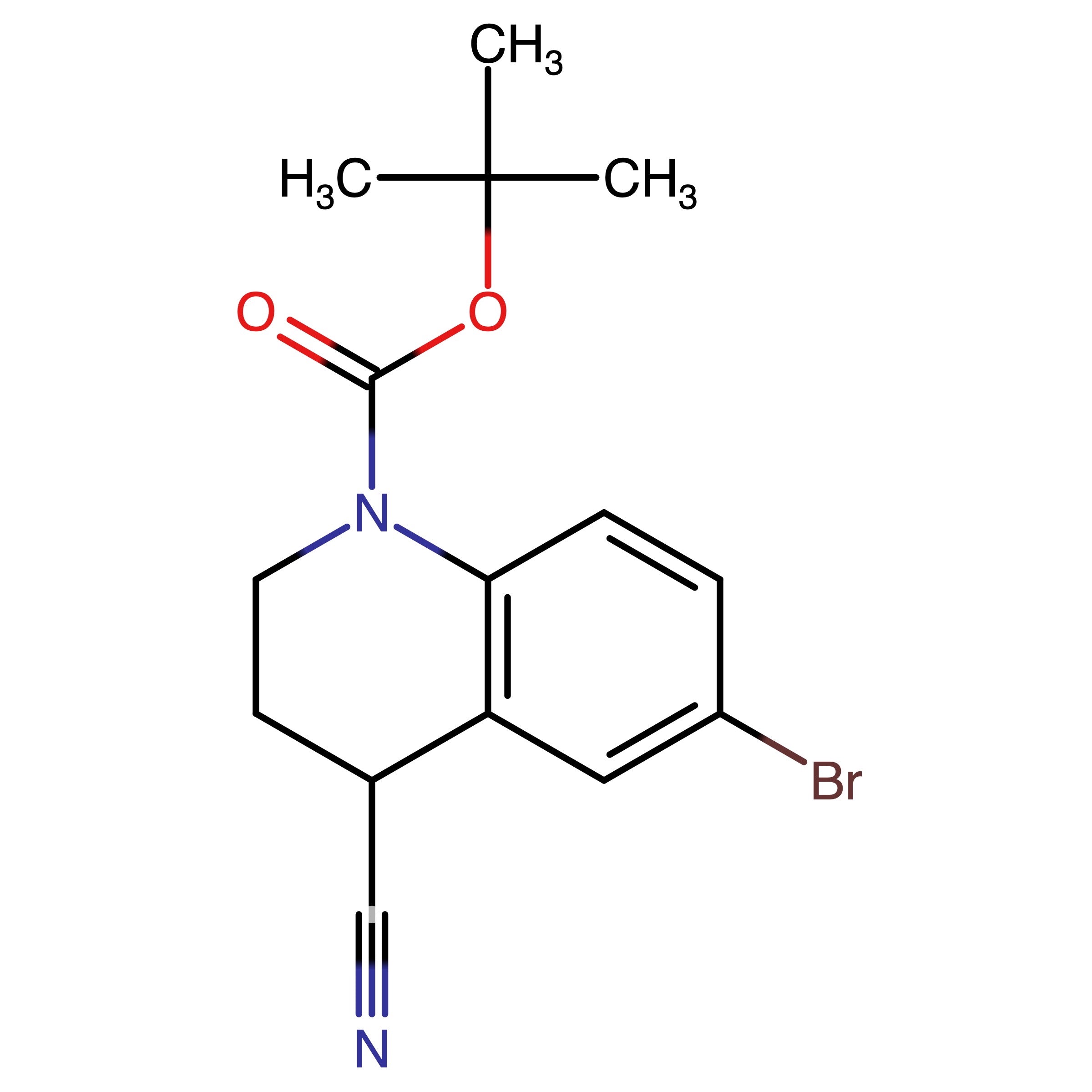 CAS RN 2677883-84-8 | tert-Butyl 6-bromo-4-carbonitril-3,4-dihydroquinoline-1(2H)-carboxylate