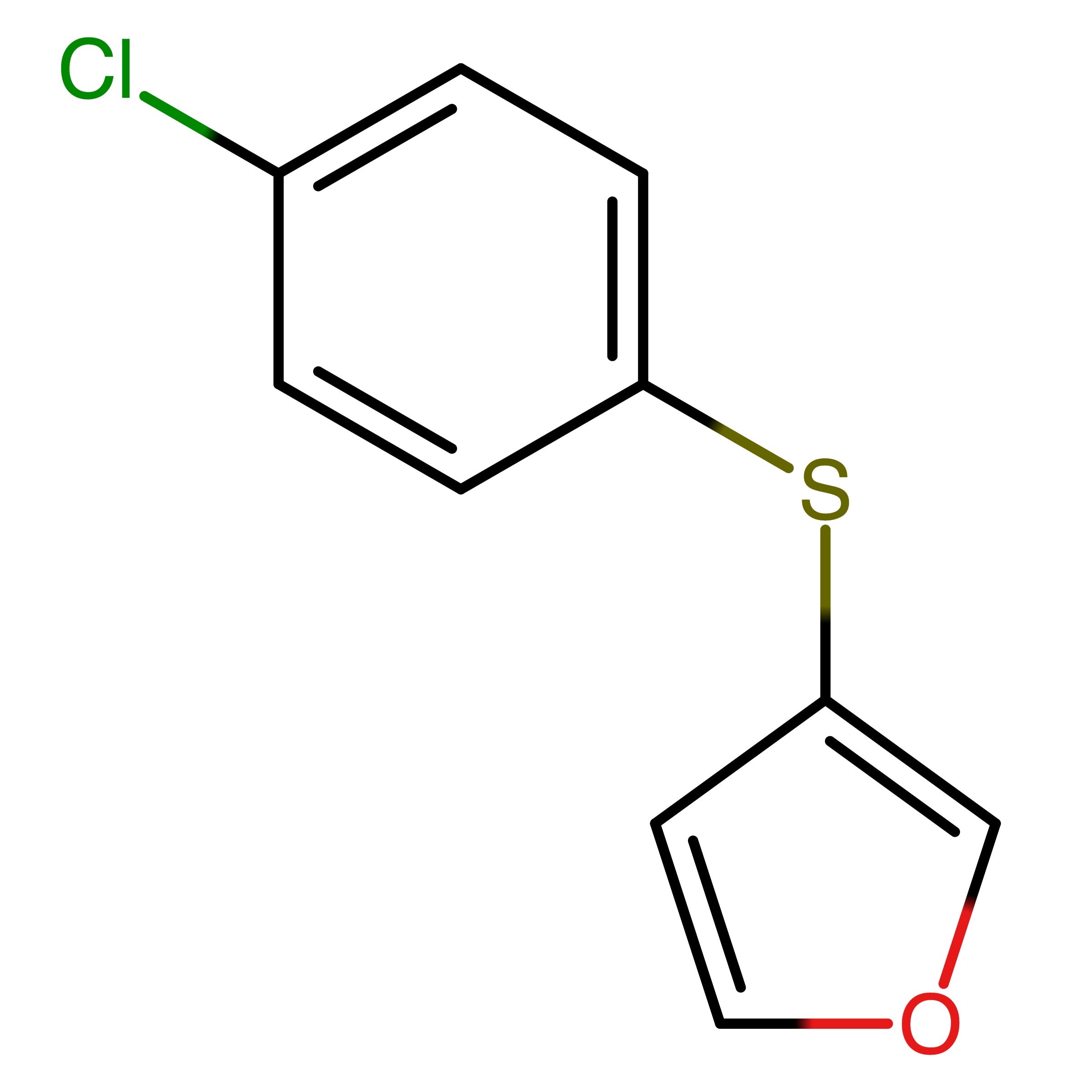 CAS RN 2679149-12-1 | 3-((4-Chlorophenyl)thio)furan