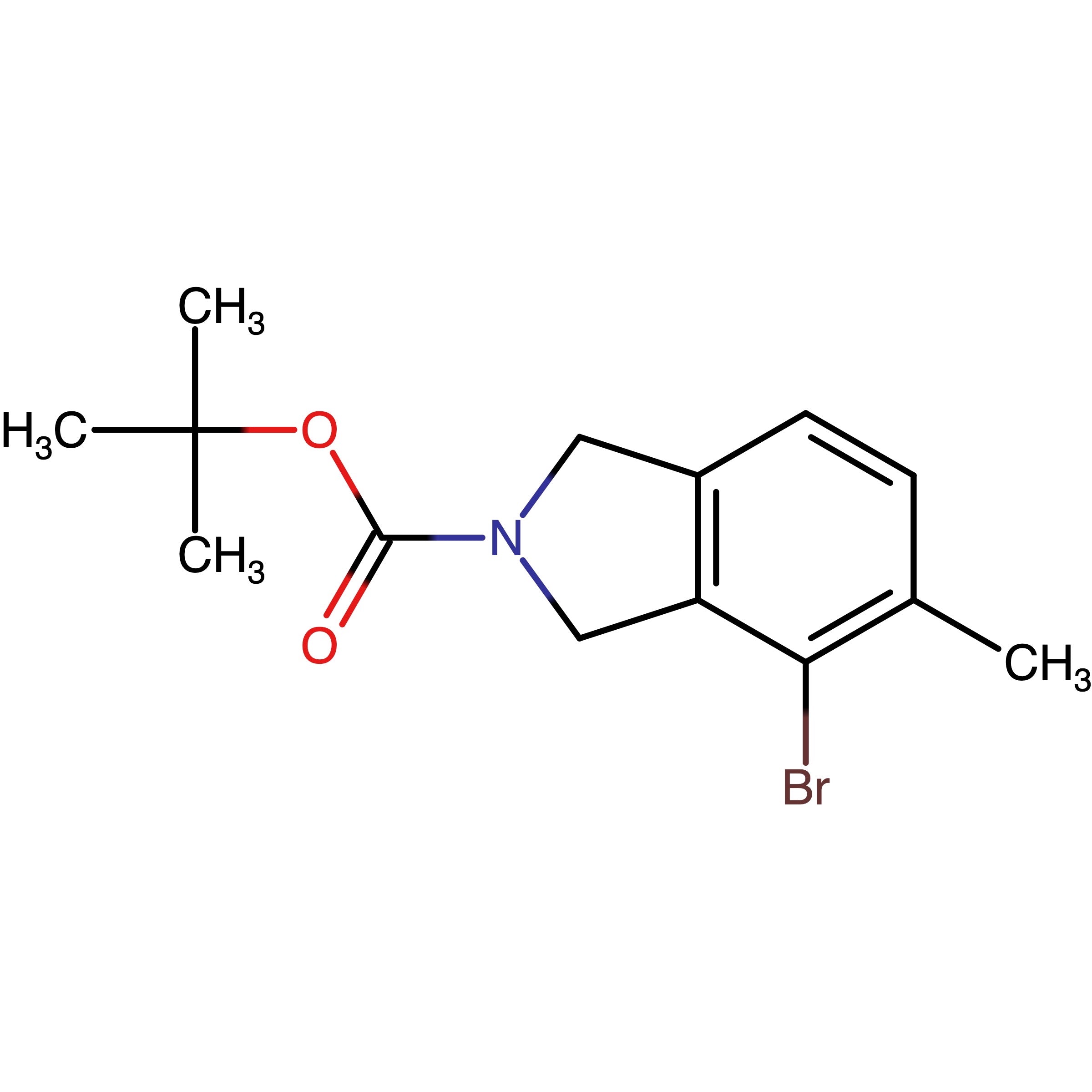 CAS RN 2680717-45-5 | tert-Butyl 4-bromo-5-methylisoindoline-2-carboxylate