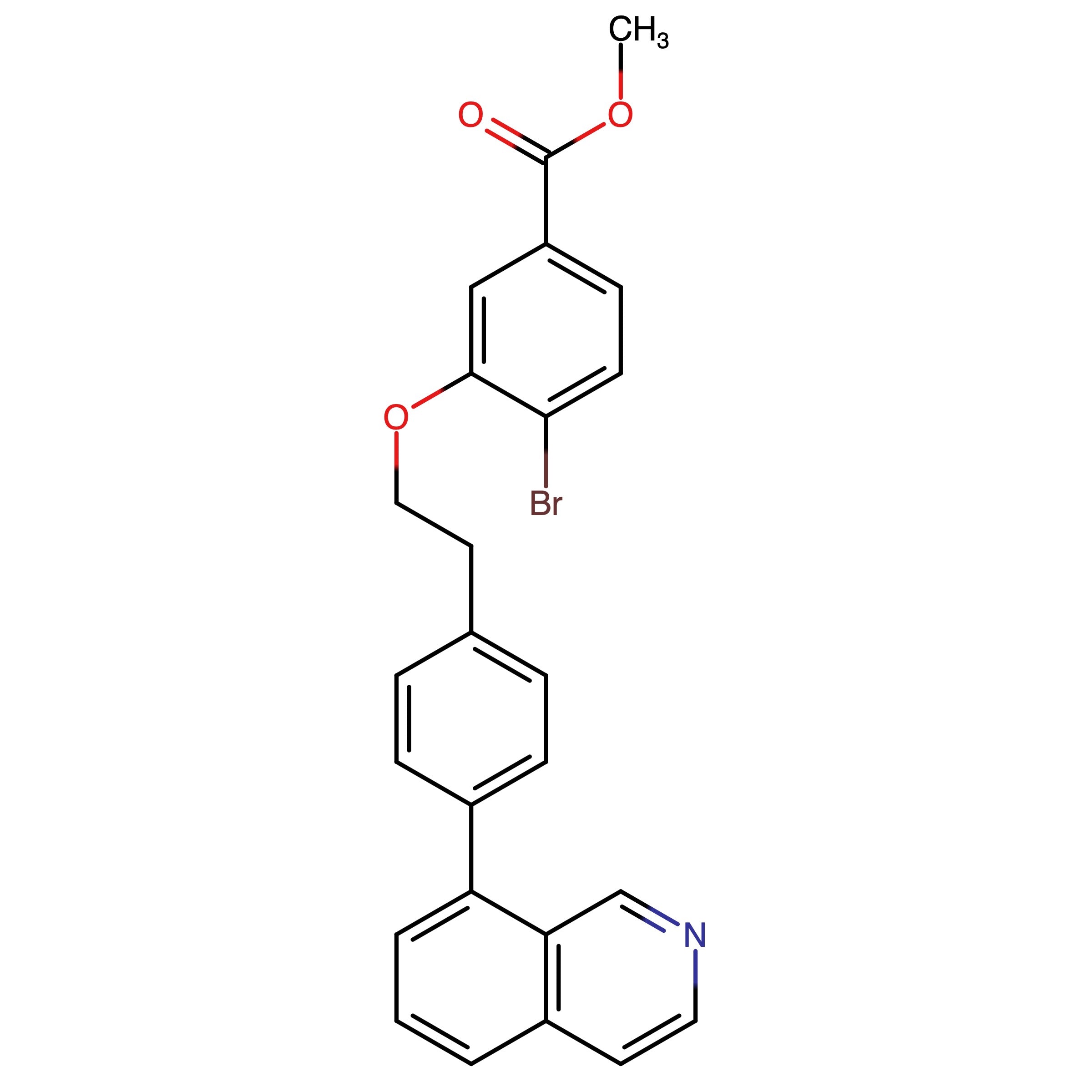 CAS RN 2699703-98-3 | Methyl 4?bromo?3?(4?(isoquinolin?8?yl)phenethoxy)benzoate 