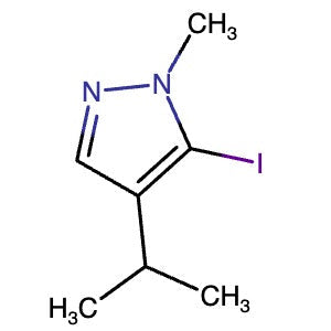 2706405-46-9 | 5-Iodo-4-(propan-2-yl)-1-methyl-1H-pyrazole - Hoffman Fine Chemicals