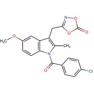 2708184-39-6 | 3-((1-(4-Chlorobenzoyl)-5-methoxy-2-methyl-1H-indol-3-yl) methyl)-1,4,2-dioxazol-5-one - Hoffman Fine Chemicals