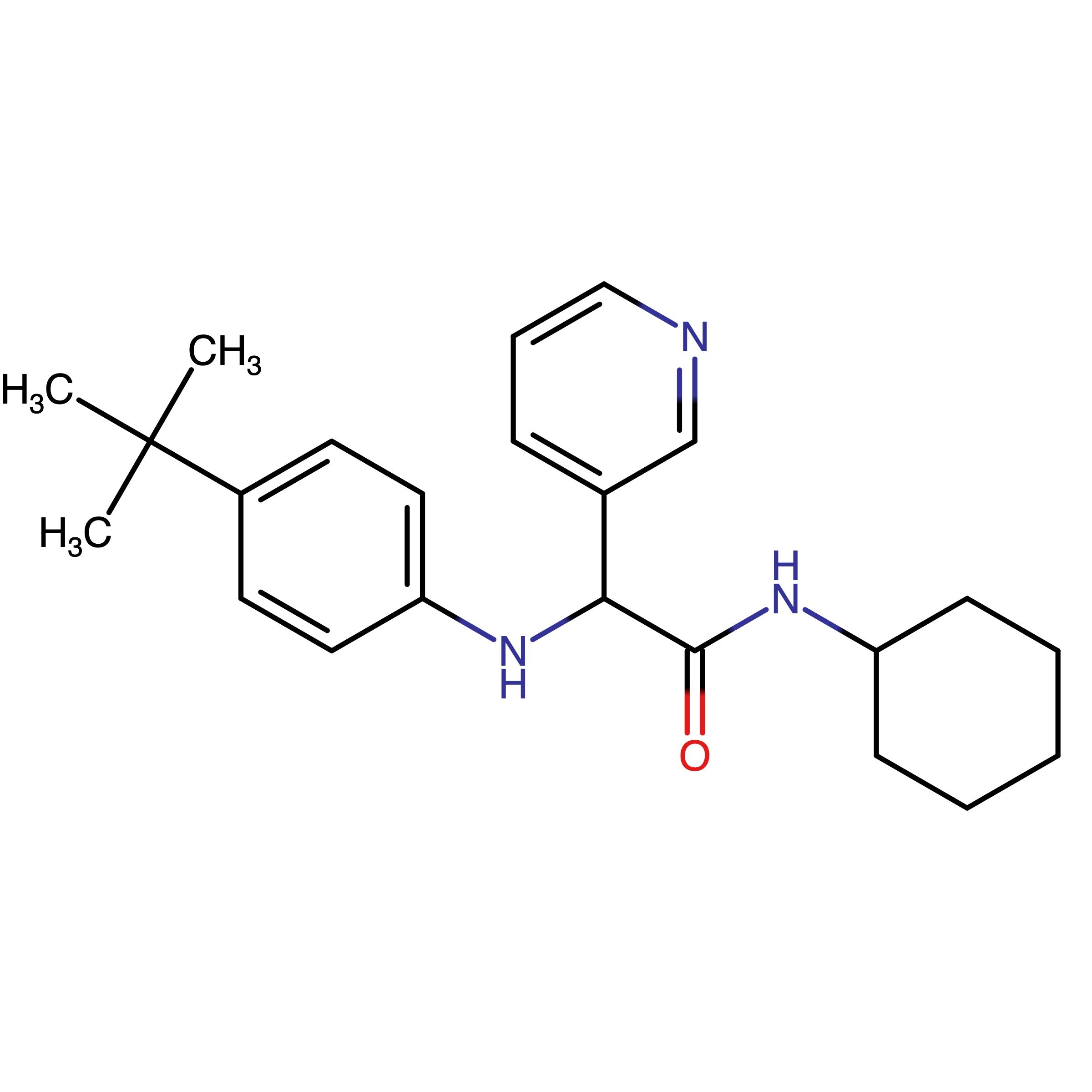 CAS RN 2735704-76-2 | N-Cyclohexyl-2-(pyridin-3-yl)-2-(p-tolylamino)acetamide