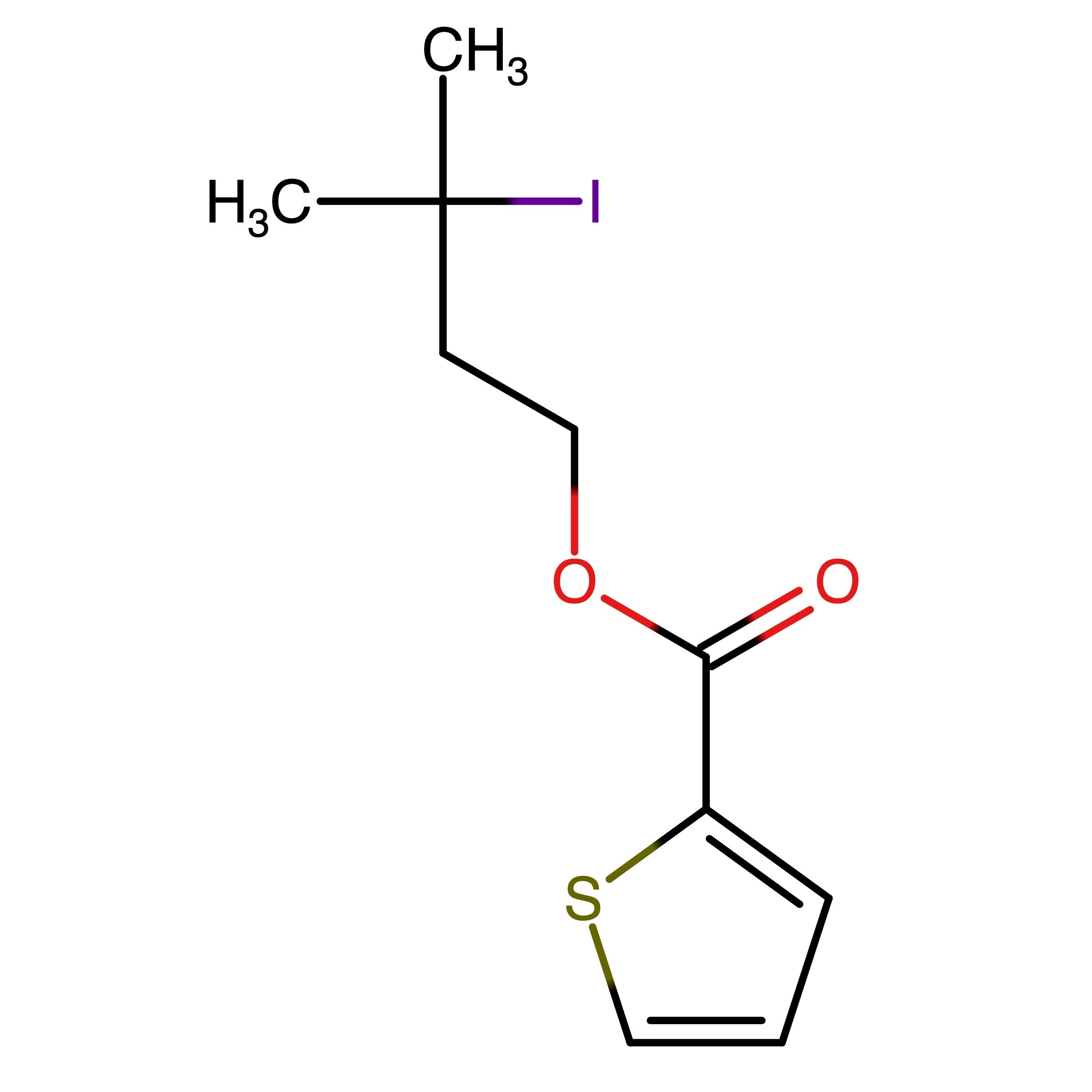 CAS RN 2750173-98-7 | 3-Iodo-3-methylbutyl thiophene-2-carboxylate