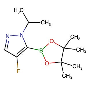 2750602-24-3 | 4-Fluoro-1-(propan-2-yl)-5-(4,4,5,5-tetramethyl-1,3,2-dioxaborolan-2-yl)-1H-pyrazole - Hoffman Fine Chemicals