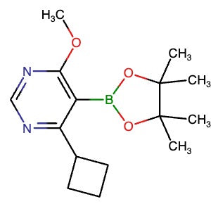 2750602-26-5 | 4-Cyclobutyl-6-methoxy-5-(4,4,5,5-tetramethyl-1,3,2-dioxaborolan-2-yl)pyrimidine - Hoffman Fine Chemicals