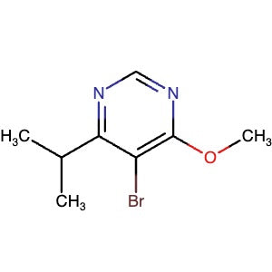 2750602-39-0 | 5-Bromo-4-(propan-2-yl)-6-methoxypyrimidine - Hoffman Fine Chemicals