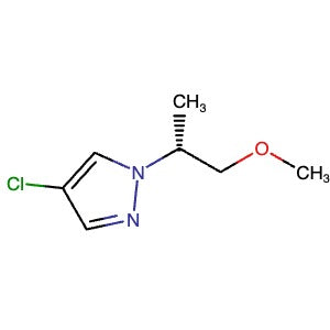 2750602-47-0 | (R)-4-Chloro-1-(1-methoxypropan-2-yl)-1H-pyrazole - Hoffman Fine Chemicals