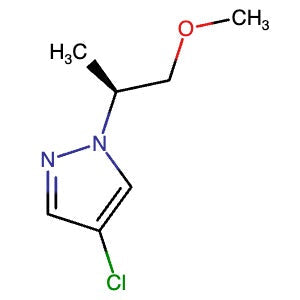 2750602-49-2 | (S)-4-Chloro-1-(1-methoxypropan-2-yl)-1H-pyrazole - Hoffman Fine Chemicals