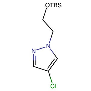 2750602-52-7 | 1-(2-((tert-Butyldimethylsilyl)oxy)ethyl)-4-chloro-1H-pyrazole - Hoffman Fine Chemicals