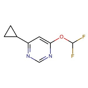 2750602-54-9 | 4-Cyclopropyl-6-(difluoromethoxy)pyrimidine - Hoffman Fine Chemicals