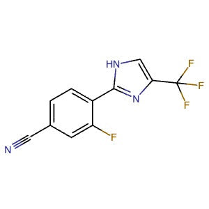 2750602-59-4 | 3-Fluoro-4-(4-(trifluoromethyl)-1H-imidazol-2-yl)benzonitrile - Hoffman Fine Chemicals