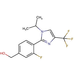 2750602-64-1 | (3-Fluoro-4-(1-(propan-2-yl)-4-(trifluoromethyl)-1H-imidazol-2-yl)phenyl)methanol - Hoffman Fine Chemicals