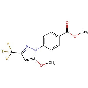 2750602-71-0 | Methyl 4-(5-methoxy-3-(trifluoromethyl)-1H-pyrazol-1-yl)benzoate - Hoffman Fine Chemicals