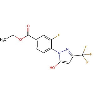 2750602-73-2 | Ethyl 3-fluoro-4-(5-hydroxy-3-(trifluoromethyl)-1H-pyrazol-1-yl)benzoate - Hoffman Fine Chemicals