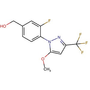 2750602-75-4 | (3-Fluoro-4-(5-methoxy-3-(trifluoromethyl)-1H-pyrazol-1-yl)phenyl)methanol - Hoffman Fine Chemicals