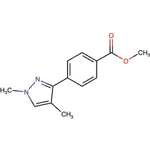 2750602-87-8 | Methyl 4-(1,4-dimethyl-1H-pyrazol-3-yl)benzoate - Hoffman Fine Chemicals