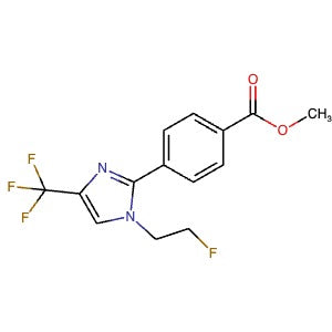 2750603-09-7 | Methyl 4-(1-(2-fluoroethyl)-4-(trifluoromethyl)-1H-imidazol-2-yl)benzoate - Hoffman Fine Chemicals