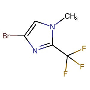 2750603-21-3 | 4-Bromo-1-methyl-2-(trifluoromethyl)-1H-imidazole - Hoffman Fine Chemicals