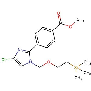 2750603-32-6 | Methyl 4-(4-chloro-1-((2-(trimethylsilyl)ethoxy)methyl)-1H-imidazol-2-yl)benzoate - Hoffman Fine Chemicals