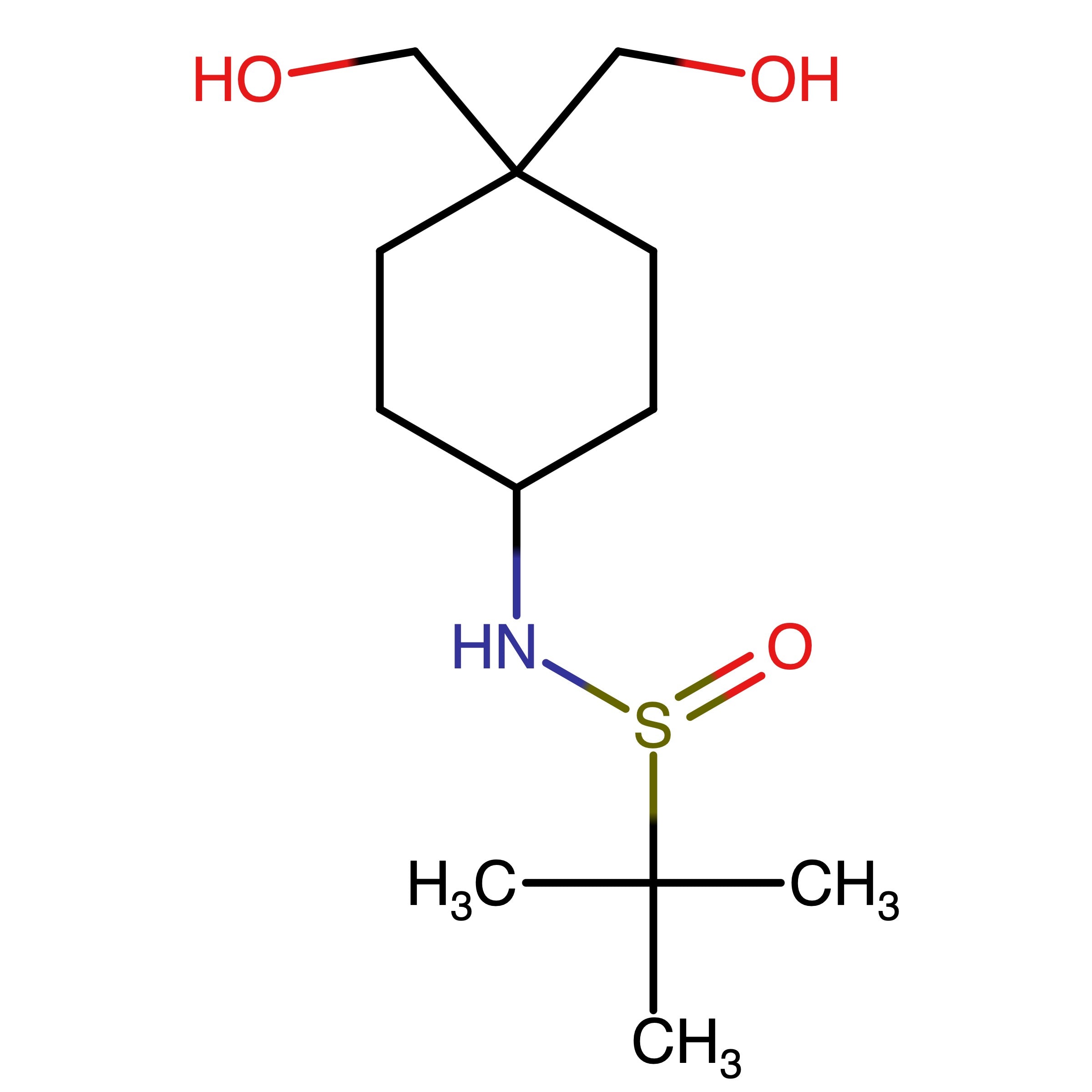 CAS RN 2752351-28-1 | N_(4,4_Bis(hydroxymethyl)cyclohexyl)_2_methylpropane_2_sulfinamide