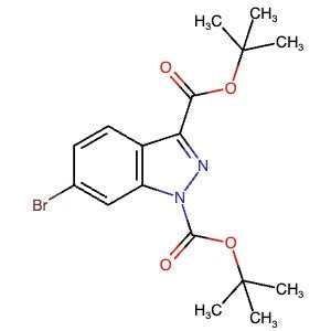 2756235-93-3 | Di-tert-butyl 6-bromo-1H-indazole-1,3-dicarboxylate - Hoffman Fine Chemicals