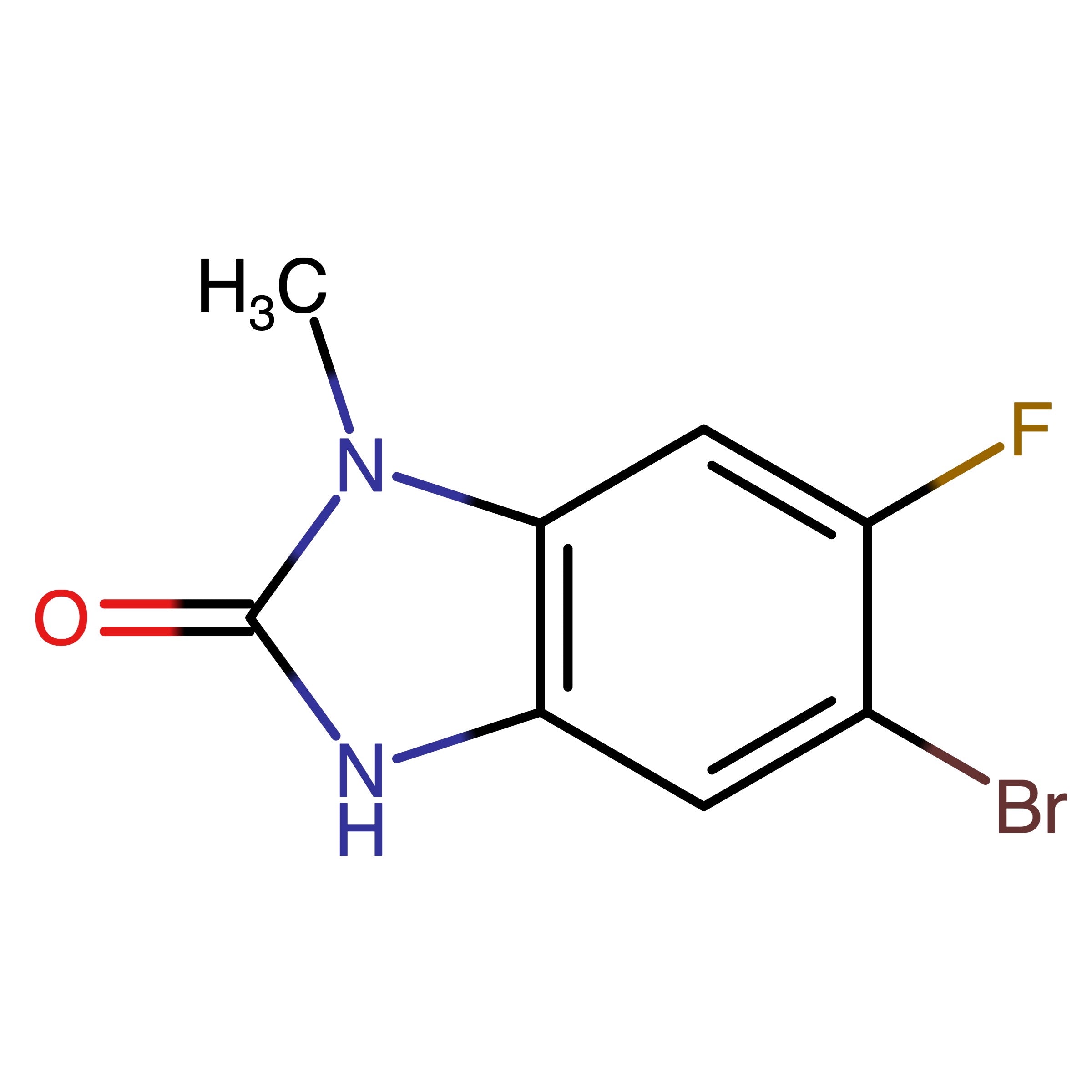 CAS RN 2757677-52-2 | 5-Bromo-6-fluoro-1-methyl-3H-1,3-benzodiazol-2-one
