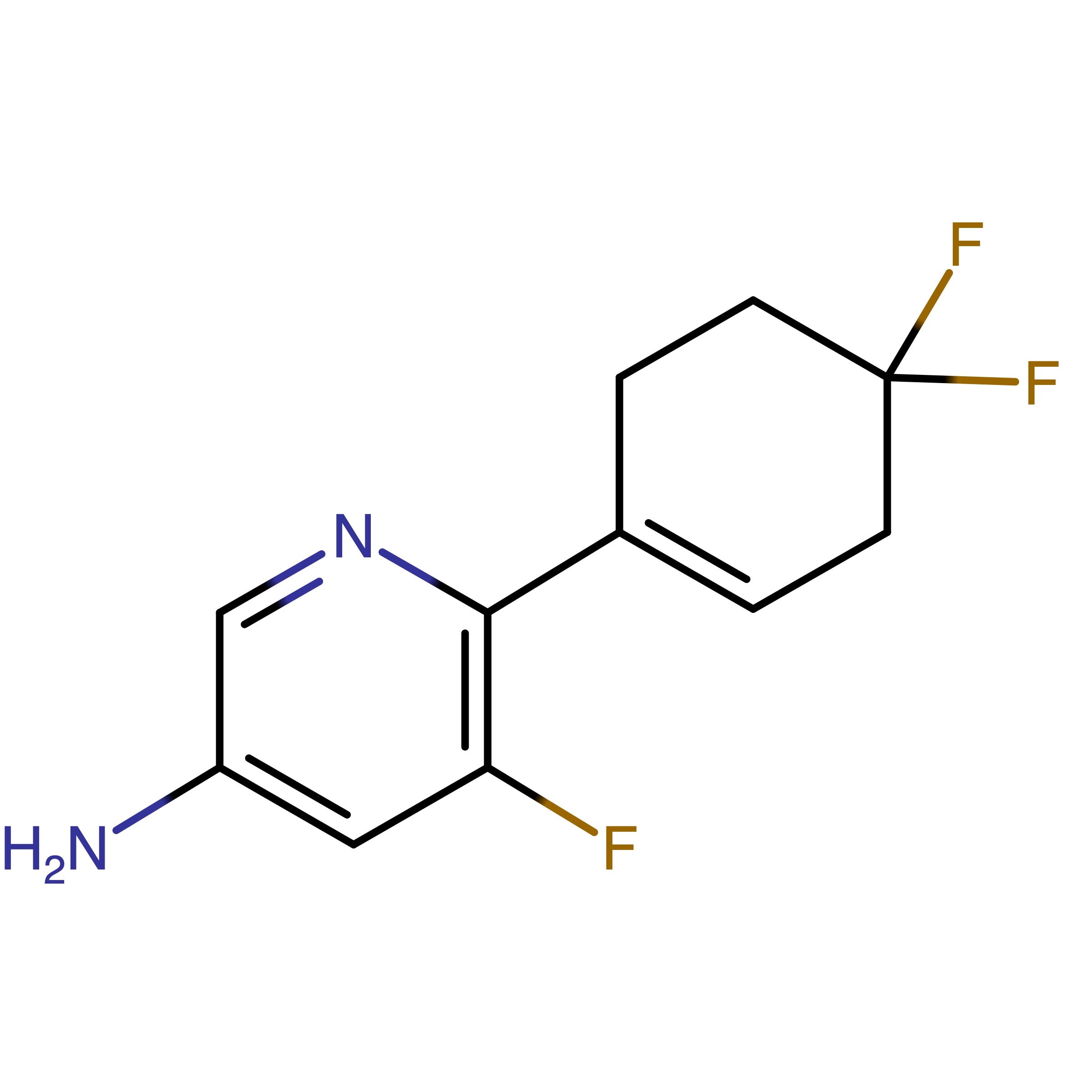 CAS RN 2758440-91-2 | 6-(4,4-Difluorocyclohex-1-en-1-yl)-5-fluoropyridin-3-amine