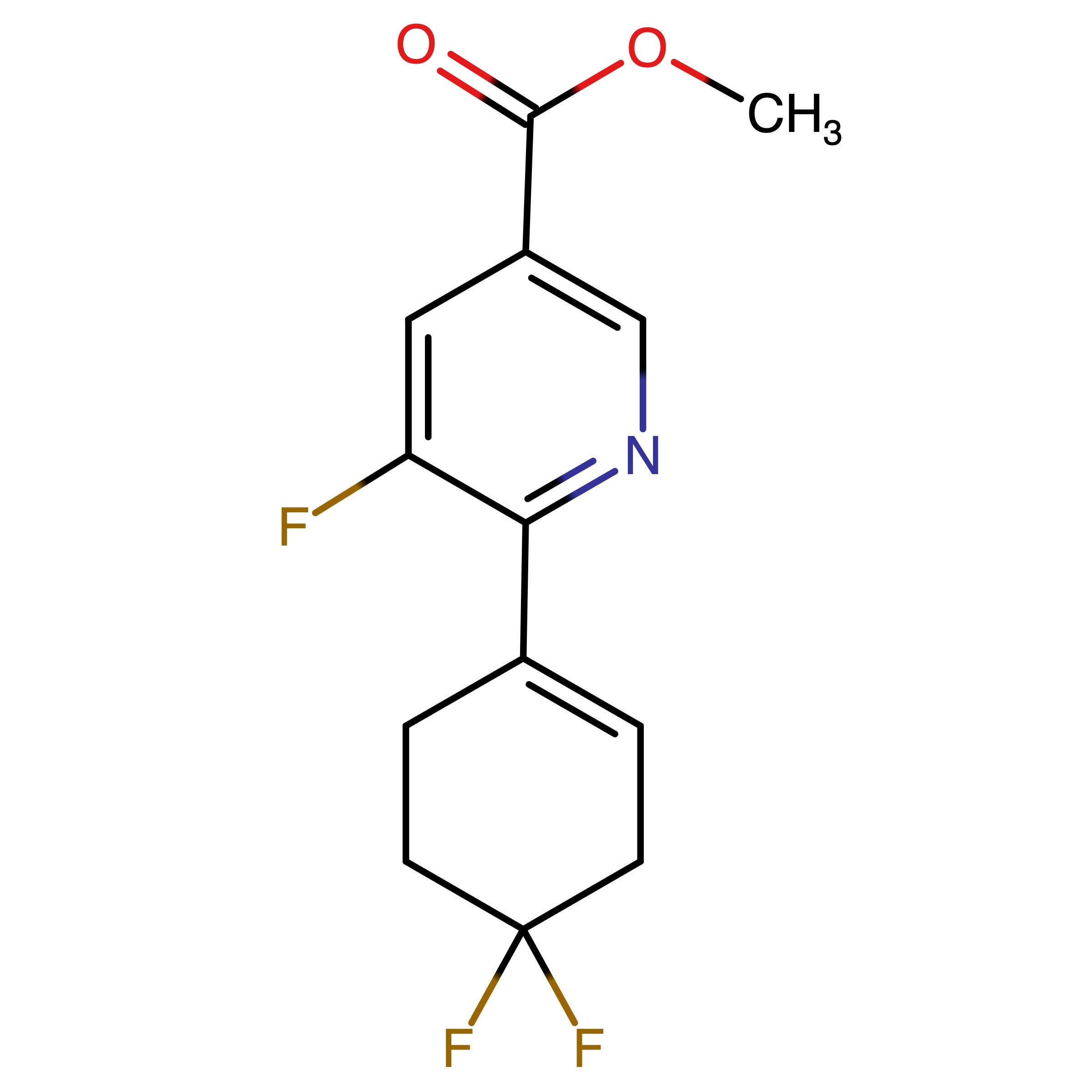 CAS RN 2758440-93-4 | Methyl 6-(4,4-difluorocyclohex-1-en-1-yl)-5-fluoropyridine-3-carboxylate