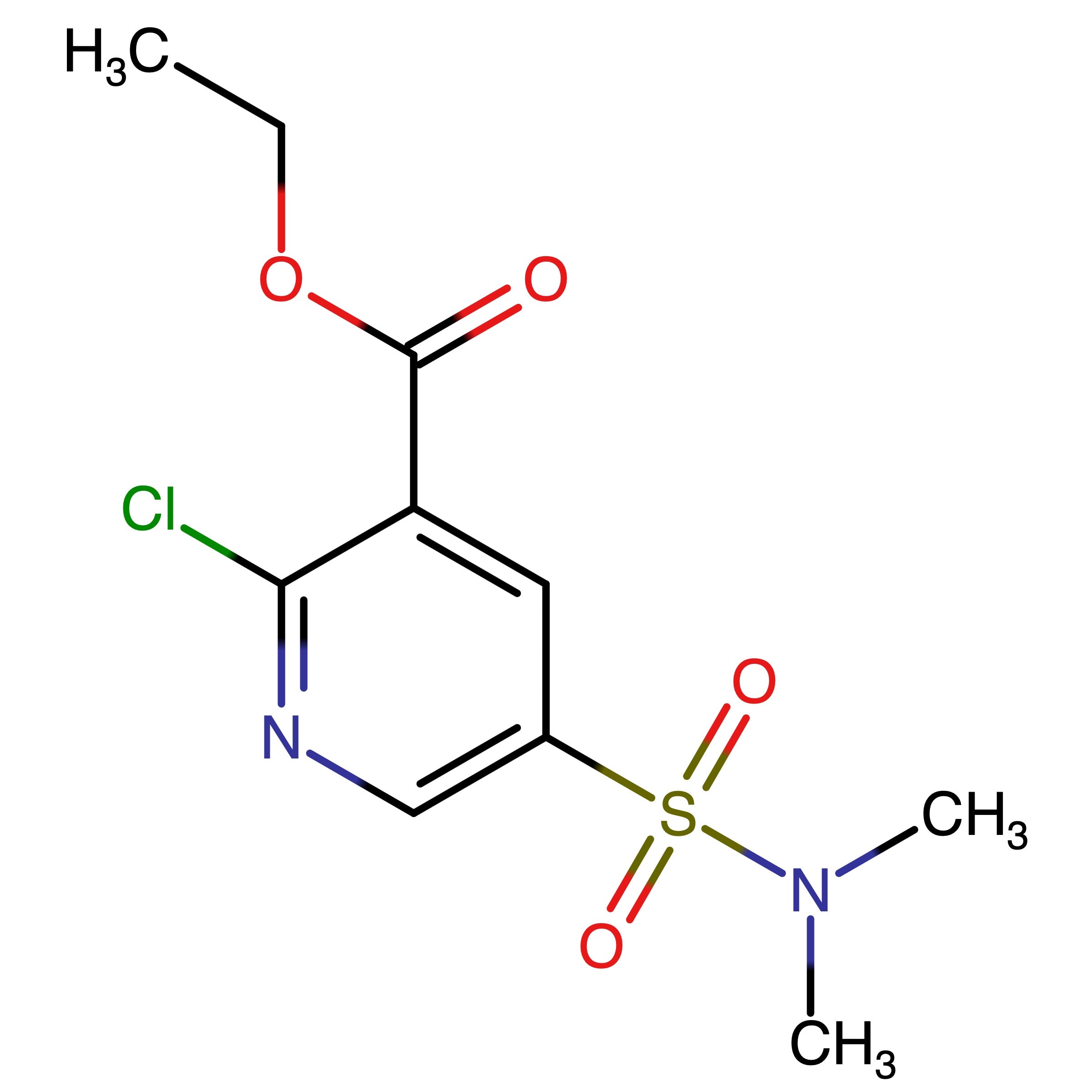 CAS RN 2763063-65-4 | Ethyl 2-chloro-5(N,N-dimethylsulfamoyl)nicotinate