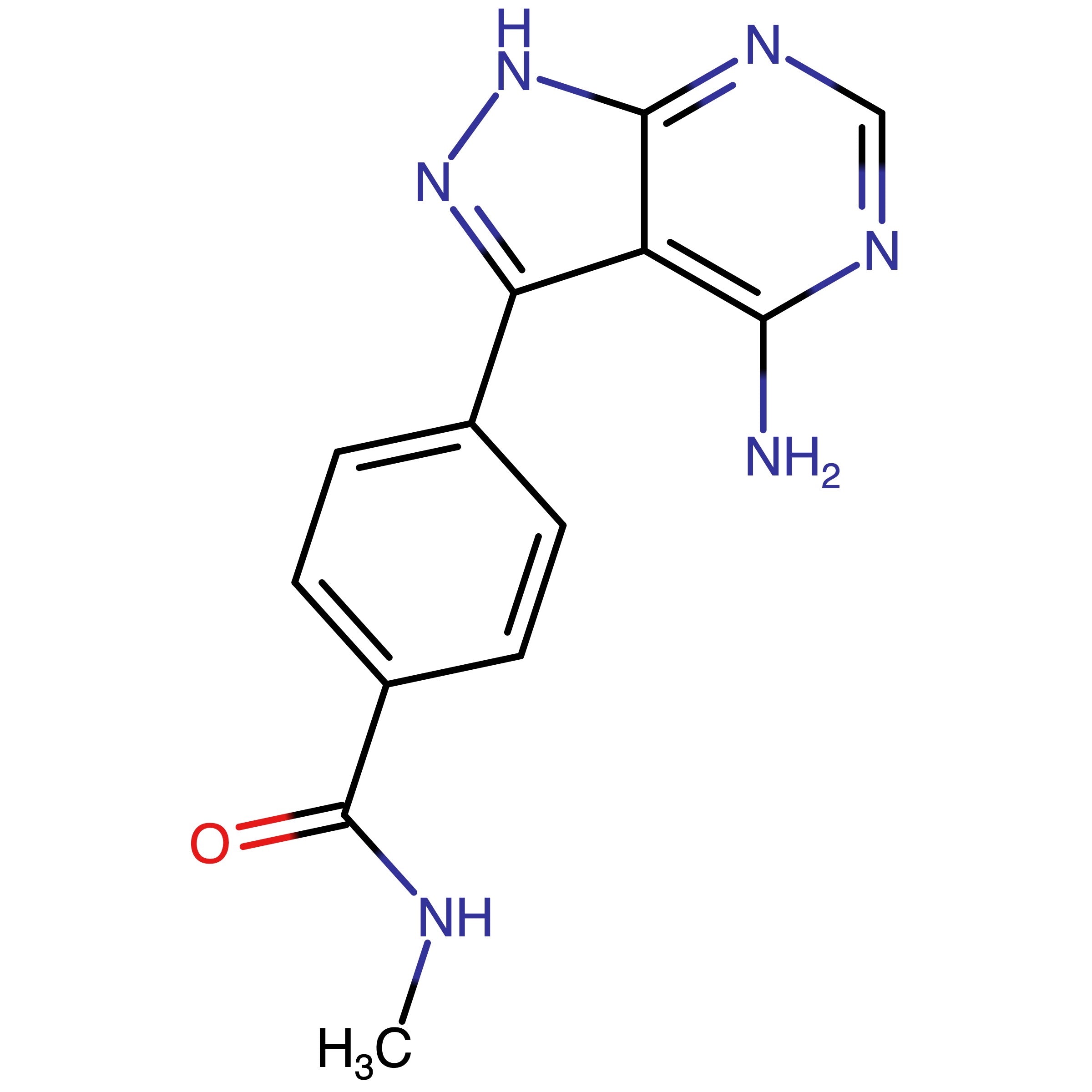 CAS RN 2766792-58-7 | 4-(4-Amino-1H-pyrazolo[3,4-d]pyrimidin-3-yl)-N-methylbenzamide