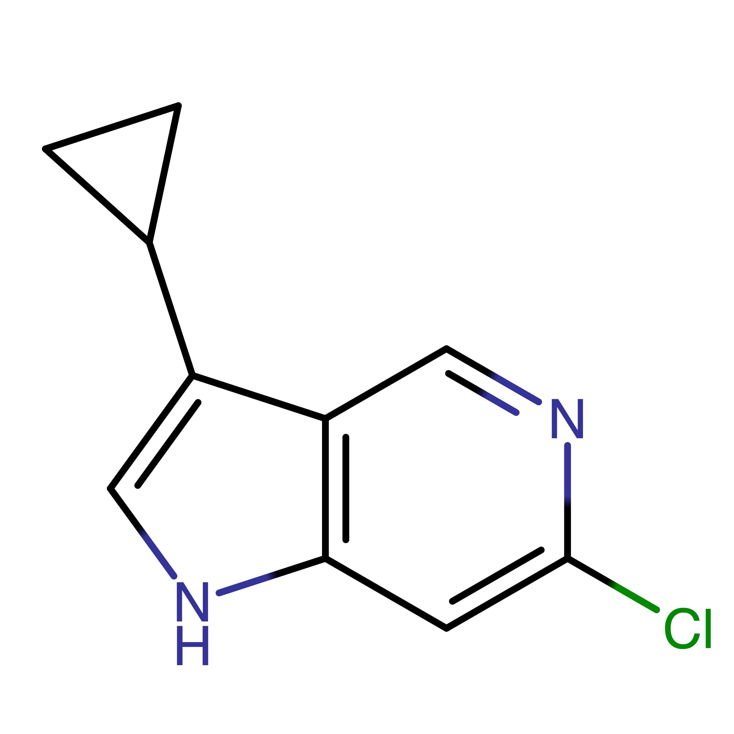 CAS RN 2766966-90-7 | 6-Chloro-3-cyclopropyl-1H-pyrrolo[3,2-c]pyridine 
