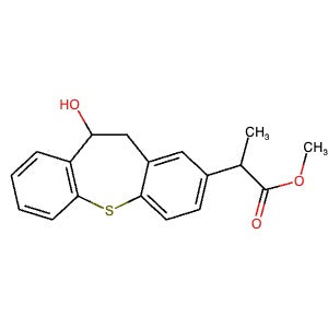 2768597-13-1 | Methyl 2-(10-hydroxy-10,11-dihydrodibenzo[b,f]thiepin-2-yl)propanoate - Hoffman Fine Chemicals