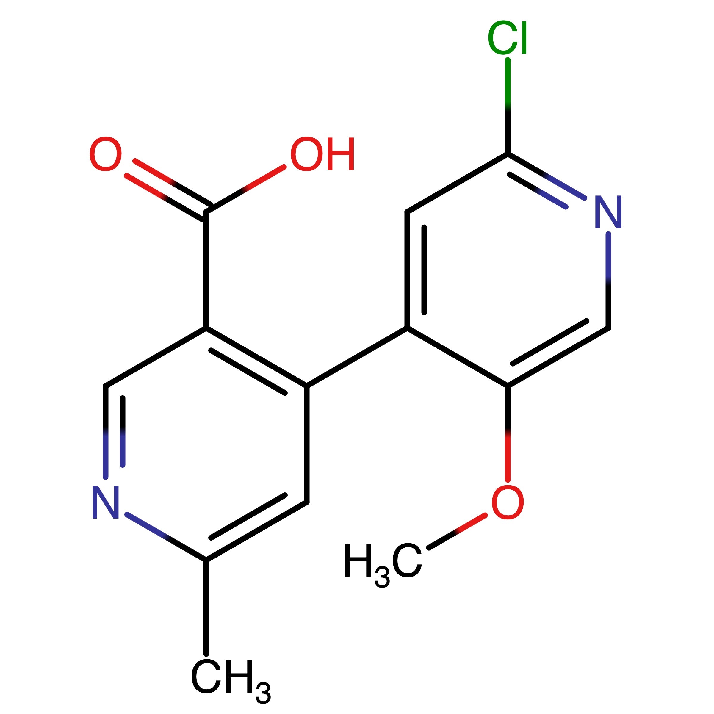 CAS RN 2782812-46-6 | 2'-Chloro-5'-methoxy-6-methyl-[4,4'-bipyridine]-3-carboxylic acid