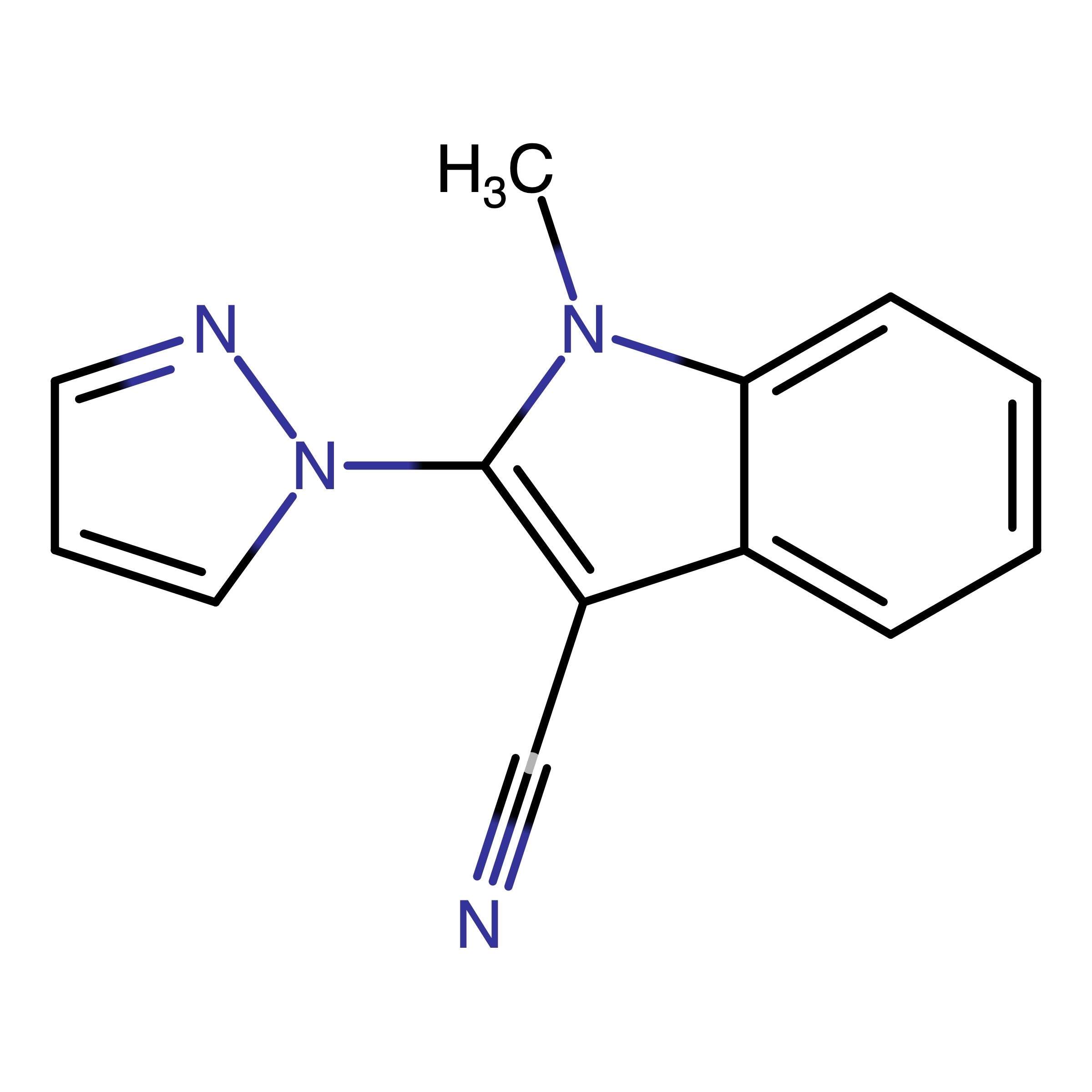 CAS RN 2831497-49-3 | 1-Methyl-2-(1H-pyrazol-1-yl)-1H-indole-3-carbonitrile