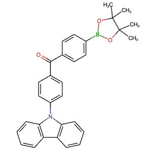 2842036-51-3 | (4-(9H-Carbazol-9-yl)phenyl)(4-(4,4,5,5-tetramethyl-1,3,2-dioxaborolan-2-yl)phenyl)methanone - Hoffman Fine Chemicals