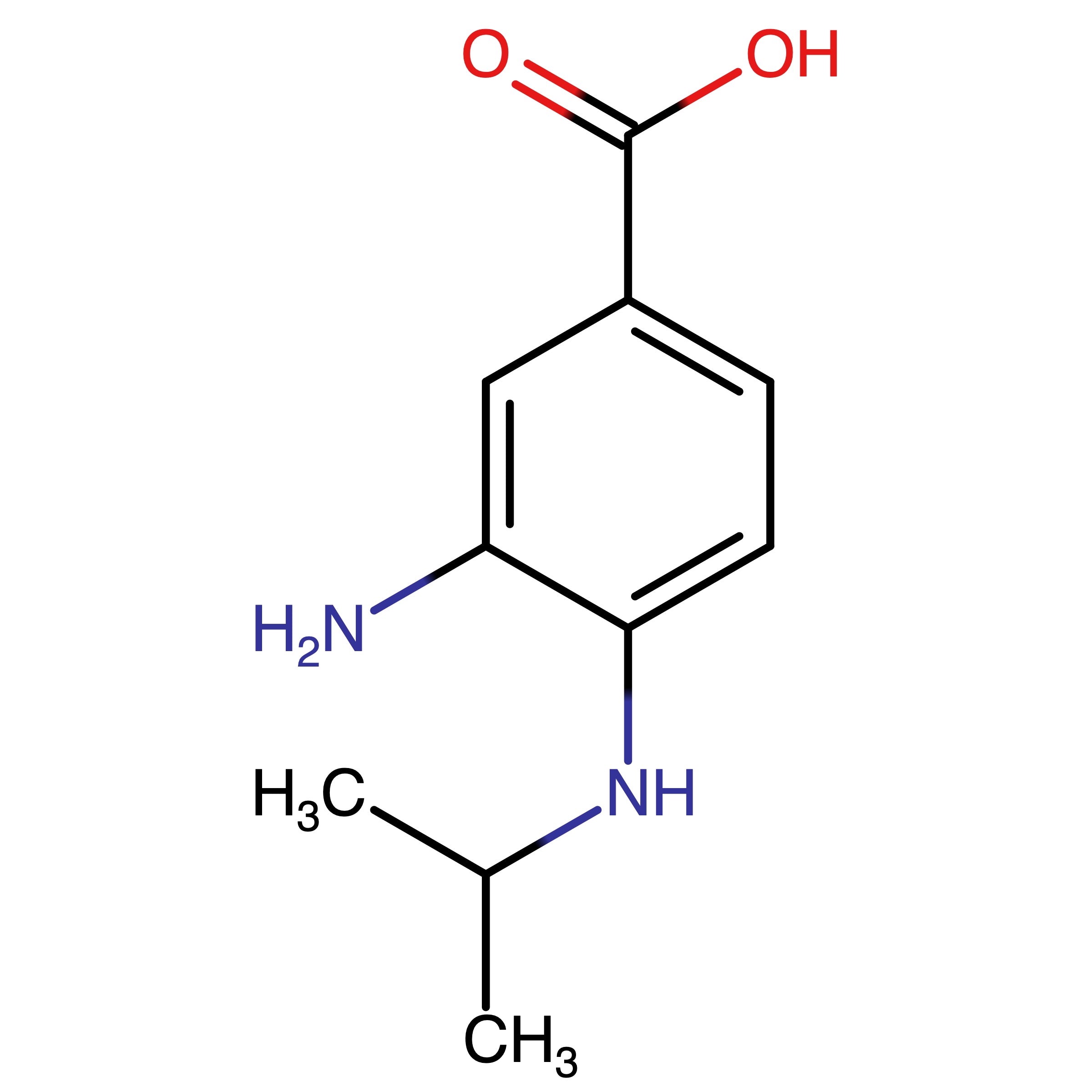 CAS RN 284673-06-9 | 3-Amino-4-(isopropylamino)benzoic acid | MFCD08236745