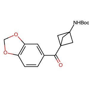 2857037-76-2 | tert-Butyl (3-(benzo[d][1,3]dioxole-5-carbonyl)bicyclo[1.1.1]pentan-1-yl)carbamate - Hoffman Fine Chemicals