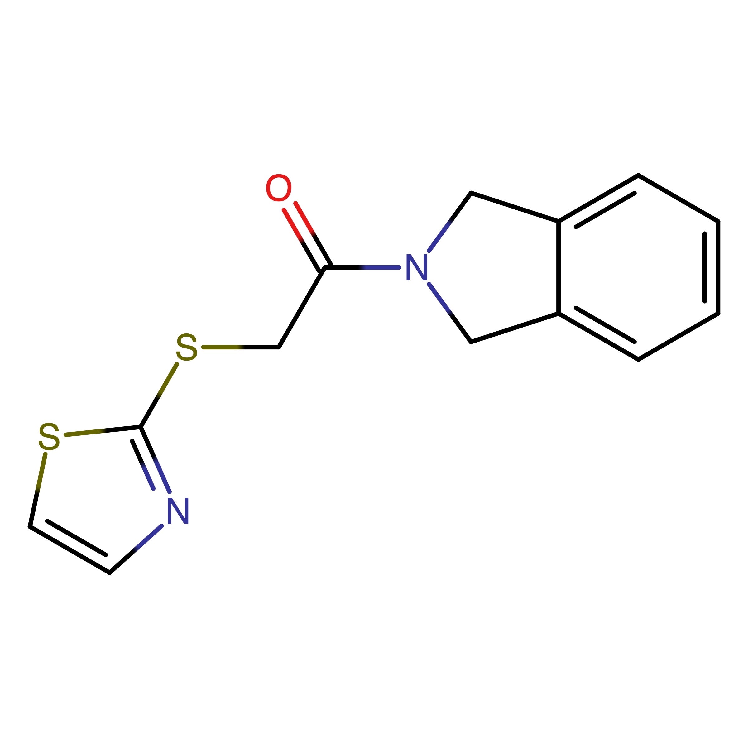 CAS RN 2875175-18-9 | 1-(1,3-Dihydro-2H-isoindol-2-yl)-2-(1,3-thiazol-2-ylsulfanyl)ethanone