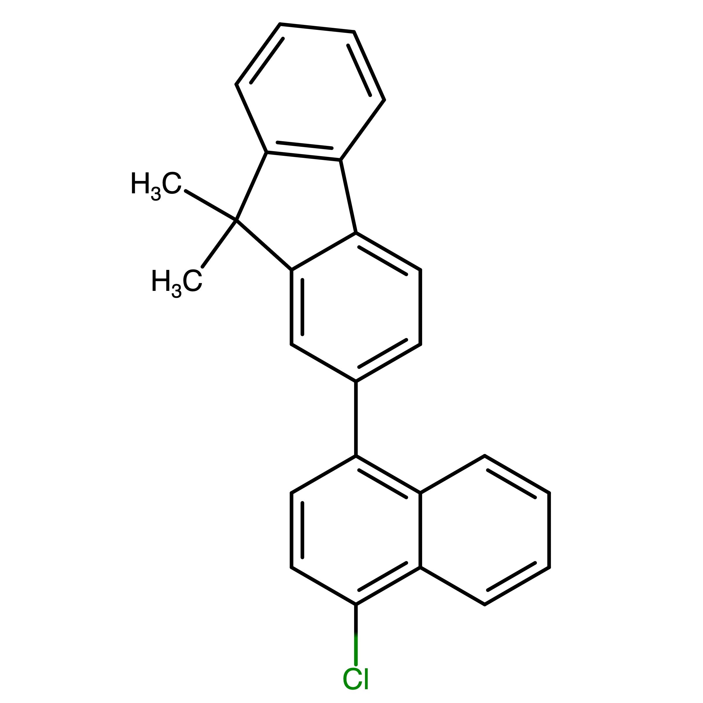 CAS RN 2891810-98-1 | 2-(4-Chloronaphthalen-1-yl)-9,9-dimethylfluoreneÊ