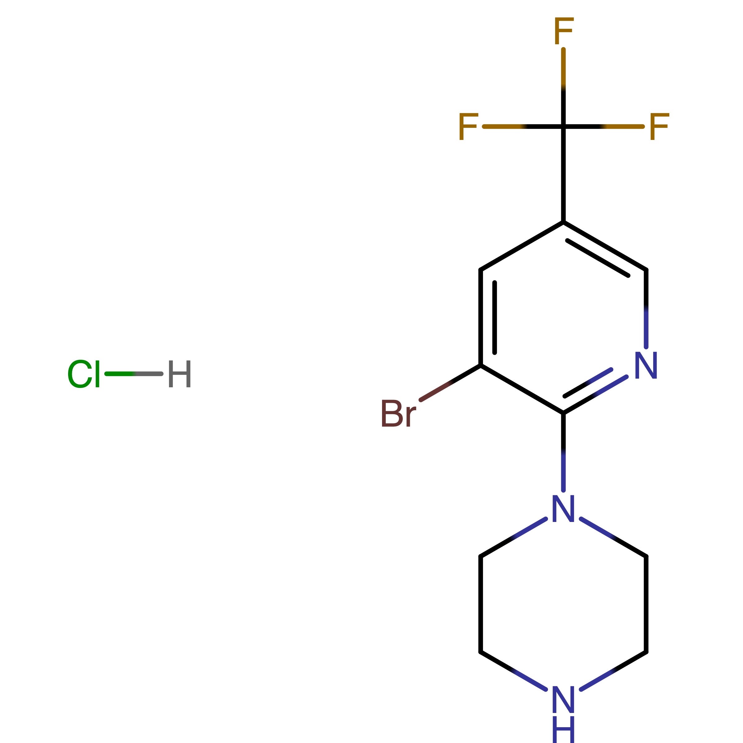 CAS RN 2892823-92-4 | 1-[3-Bromo-5-(trifluoromethyl)-2-pyridyl]piperazine hydrochloride