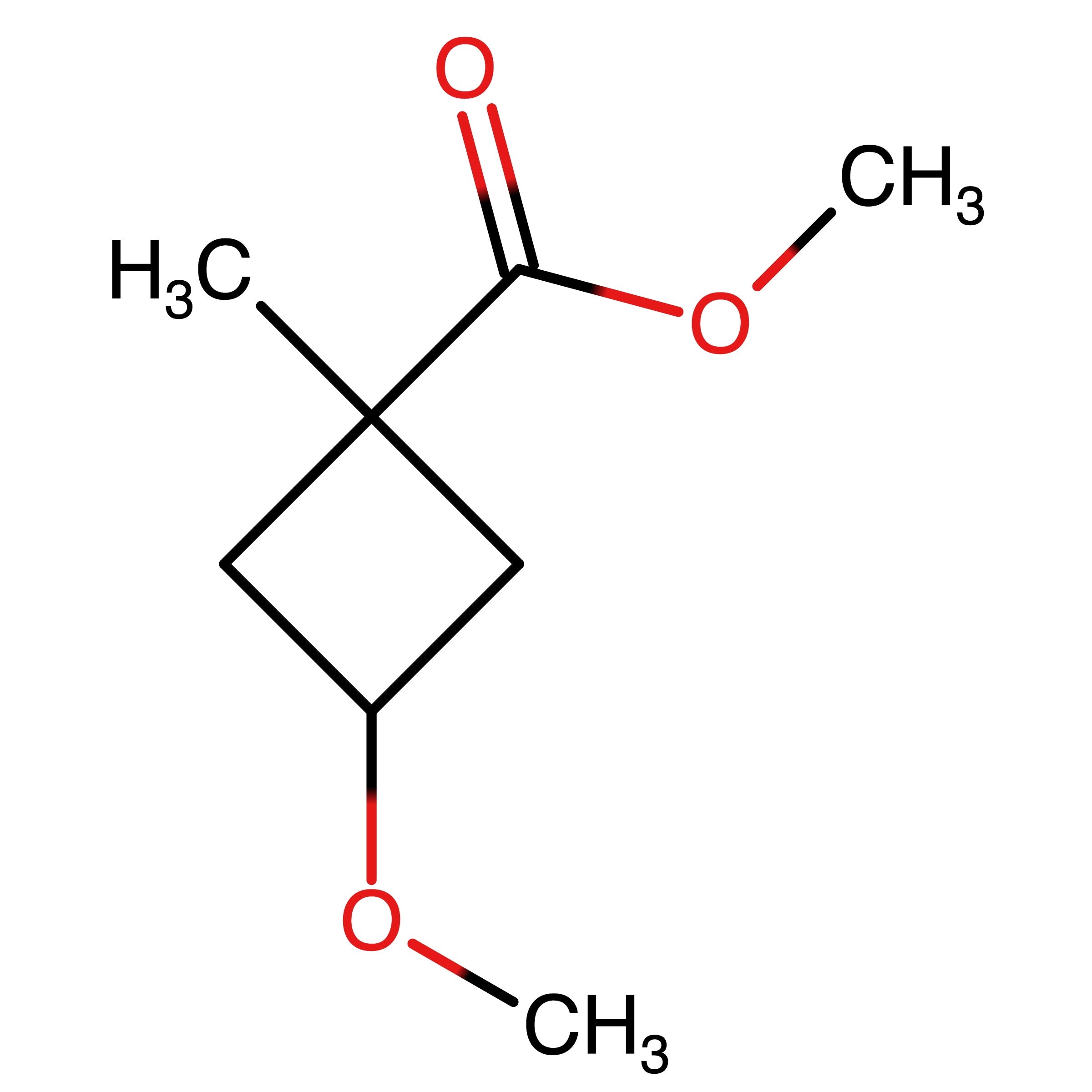CAS RN 2901950-11-4 | Methyl 3-methoxy-1-methylcyclobutane-1-carboxylate