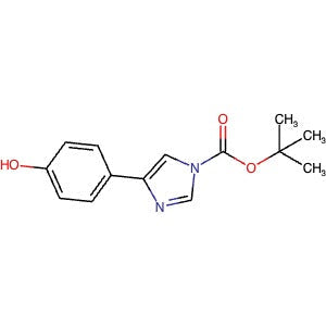 2907705-96-6 | tert-Butyl 4-(4-hydroxyphenyl)-1H-imidazole-1-carboxylate - Hoffman Fine Chemicals