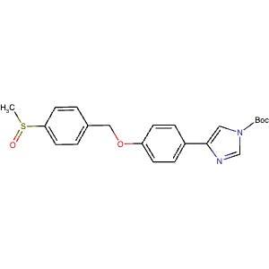 2907706-01-6 | tert-Butyl 4-(4-((4-(methylsulfinyl)benzyl)oxy)phenyl)-1H-imidazole-1-carboxylate - Hoffman Fine Chemicals