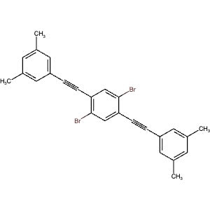 2910867-68-2 | 5,5'-((2,5-Dibromo-1,4-phenylene)bis(ethyne-2,1-diyl))bis(1,3-dimethylbenzene) - Hoffman Fine Chemicals