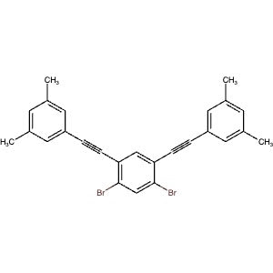 2910867-70-6 | 5,5'-((4,6-Dibromo-1,3-phenylene)bis(ethyne-2,1-diyl))bis(1,3-dimethylbenzene) - Hoffman Fine Chemicals