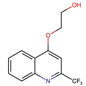 2911629-38-2 | 2-((2-(Trifluoromethyl)quinolin-4-yl)oxy)ethan-1-ol - Hoffman Fine Chemicals