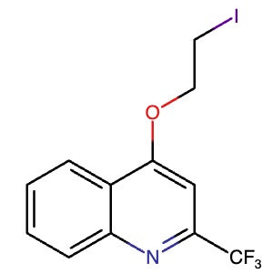 2911629-39-3 | 4-(2-Iodoethoxy)-2-(trifluoromethyl)quinoline - Hoffman Fine Chemicals