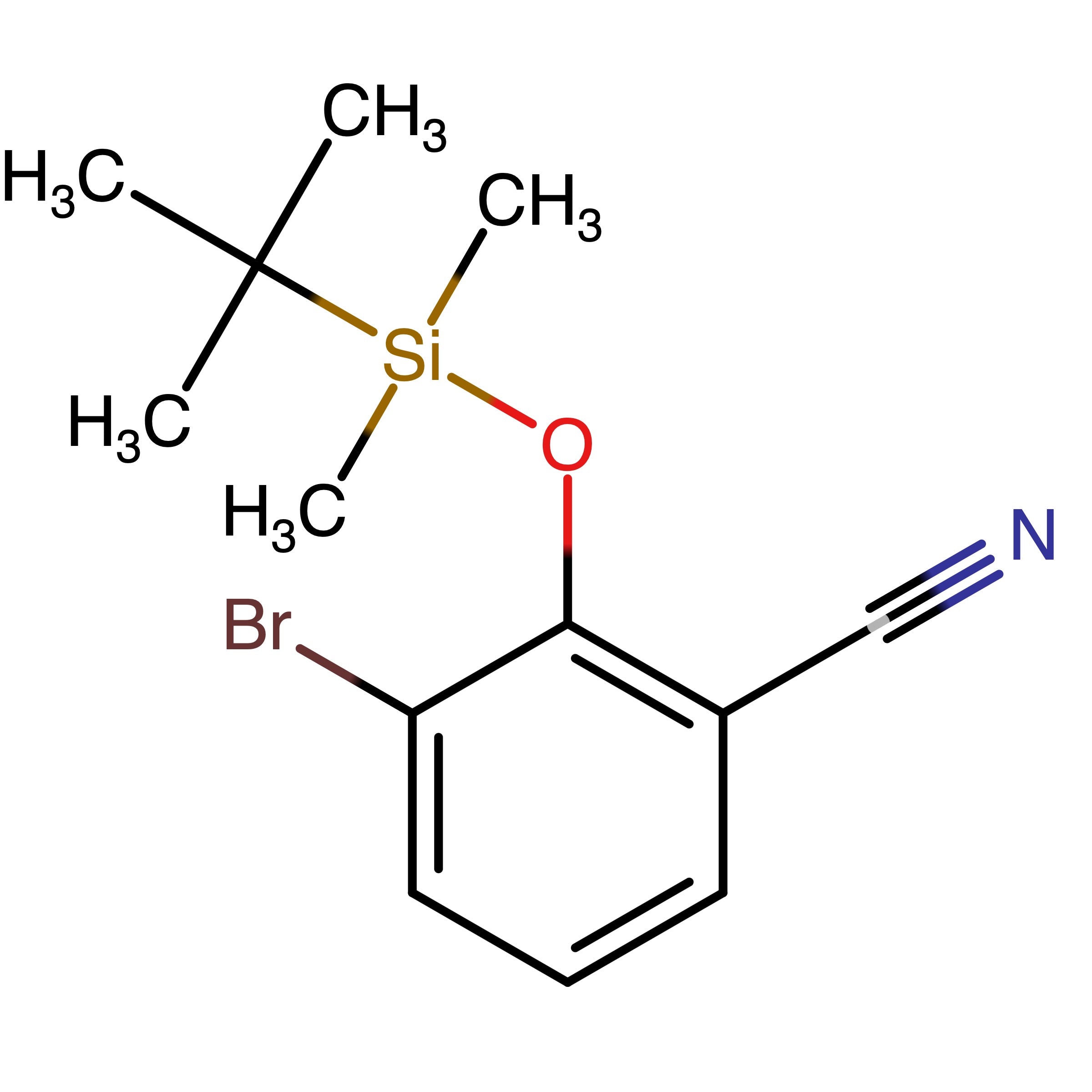 CAS RN 2920136-38-3 | 3_Bromo_2_(tert_butyldimethylsilanyloxy)_benzonitrile
